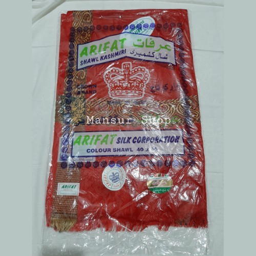 Premium Sorban Merah Arifat Kasmir