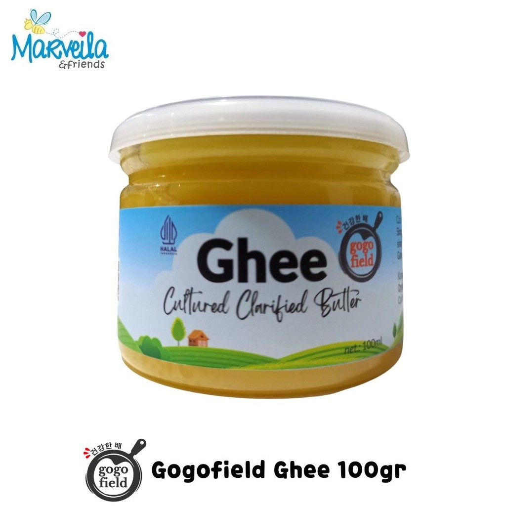 

GOGOFIELD GHEE CULTURED CLARIFIED BUTTER 100GR / MPASI BAYI BEST SELLER