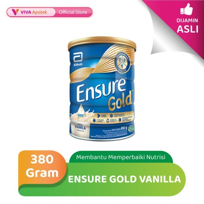 

ENSURE GOLD SUSU BERNUTRISI KHUSUS DEWASA (380 GRAM) 100% ORIGINAL
