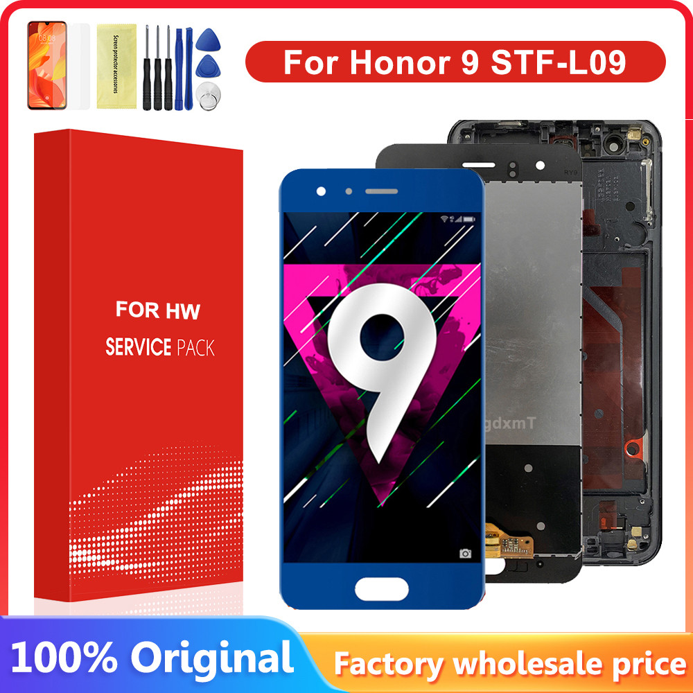 Original 5.15'' Display For Honor 9 LCD Display Touch Screen Digitizer Assembly For Honor 9 STF-L09 