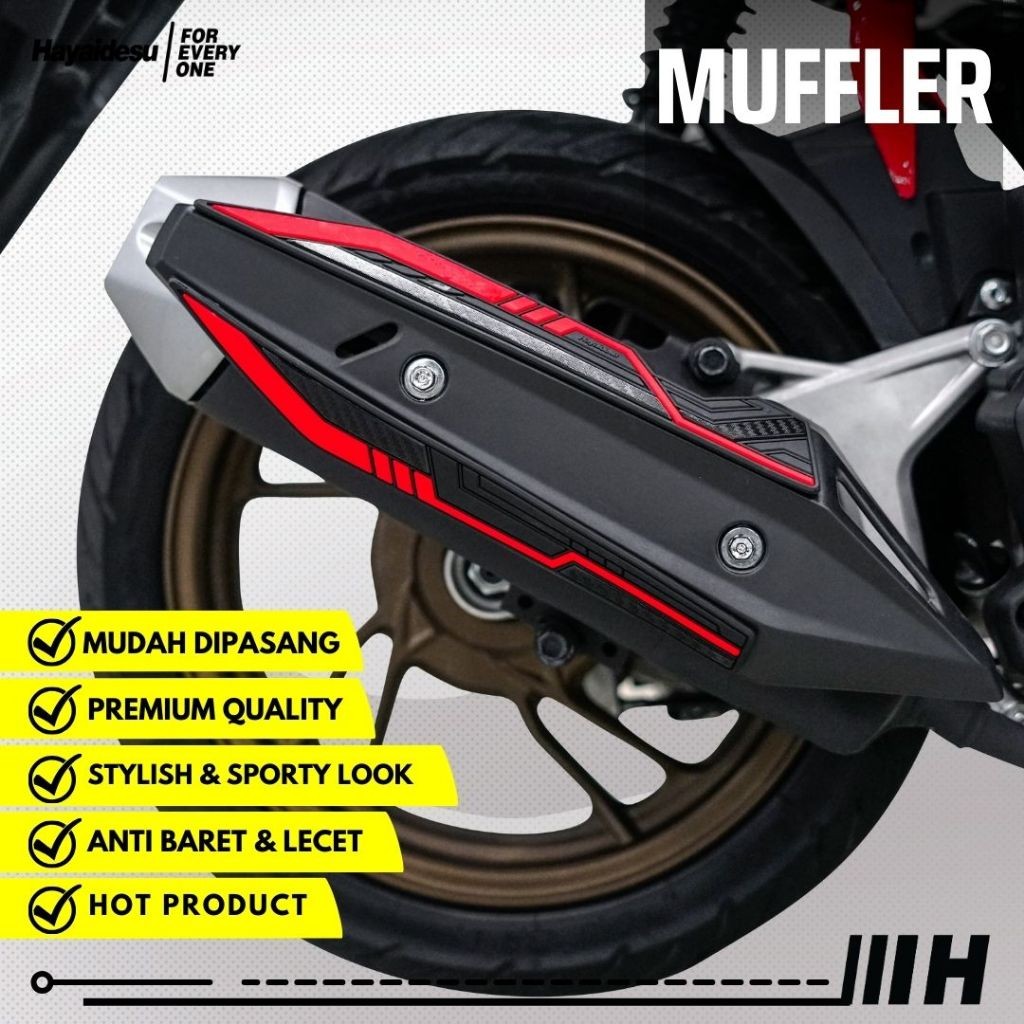 Hayaidesu Vario 125 FI 2023-2024 Body Protector Muffler Cover