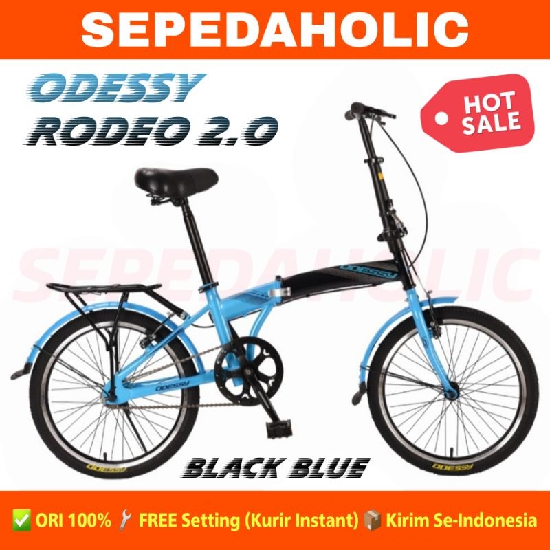 Sepeda Lipat ODESSY RODEO 2.0 LP 20 33 Boncengan Single Speed Ukuran 16 & 20 Inch