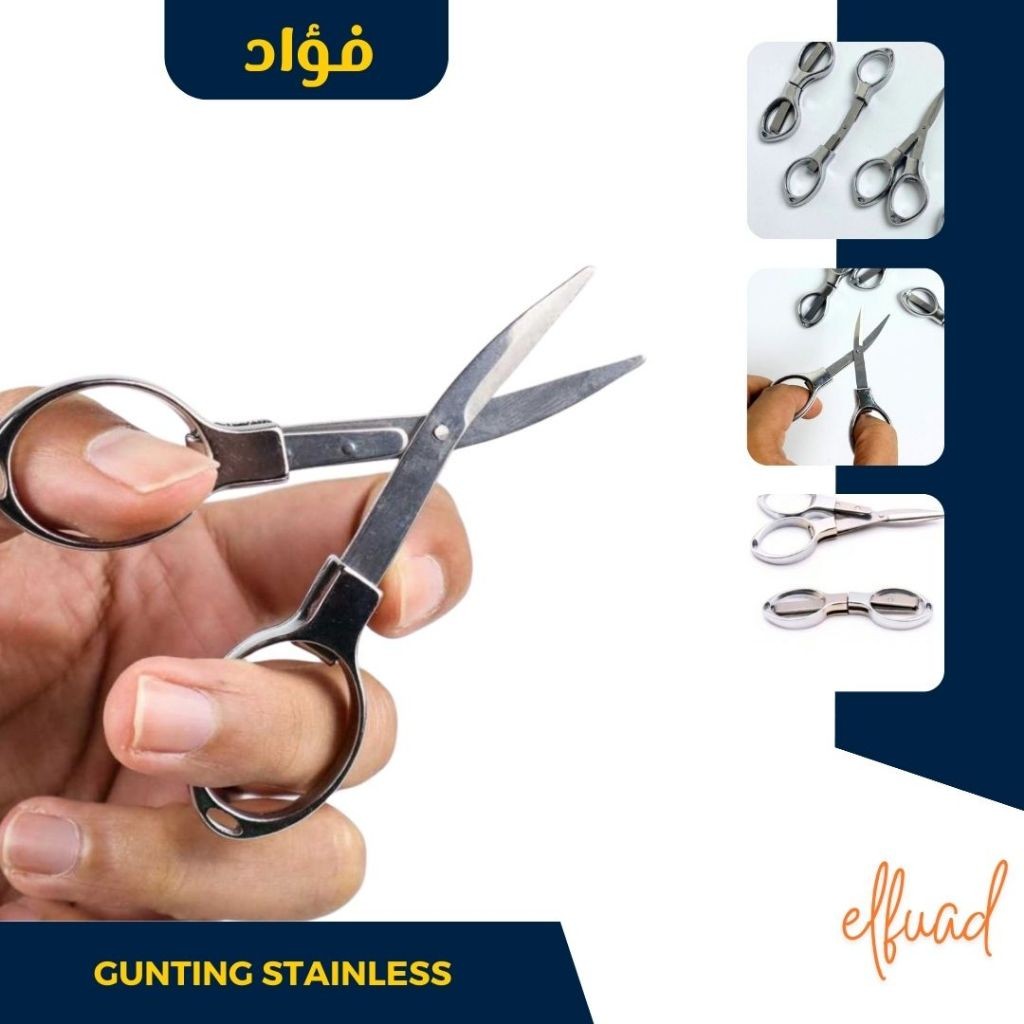 

[READY] Elfuad Store Gunting Stainless Portable Perlengkapan Haji dan Umroh Wanita