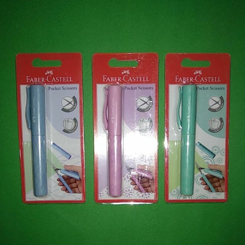 

[READY] Gunting Pocket Scissors Faber Castell