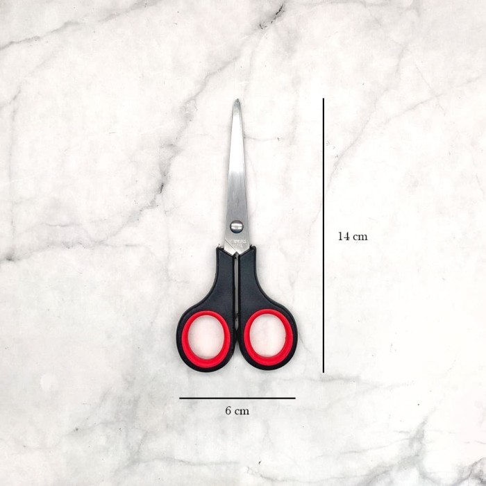 

[READY] 12pcs Gunting / 1 renteng Gunting HITAM / Gunting EX-S EX-M EX-L Exsis