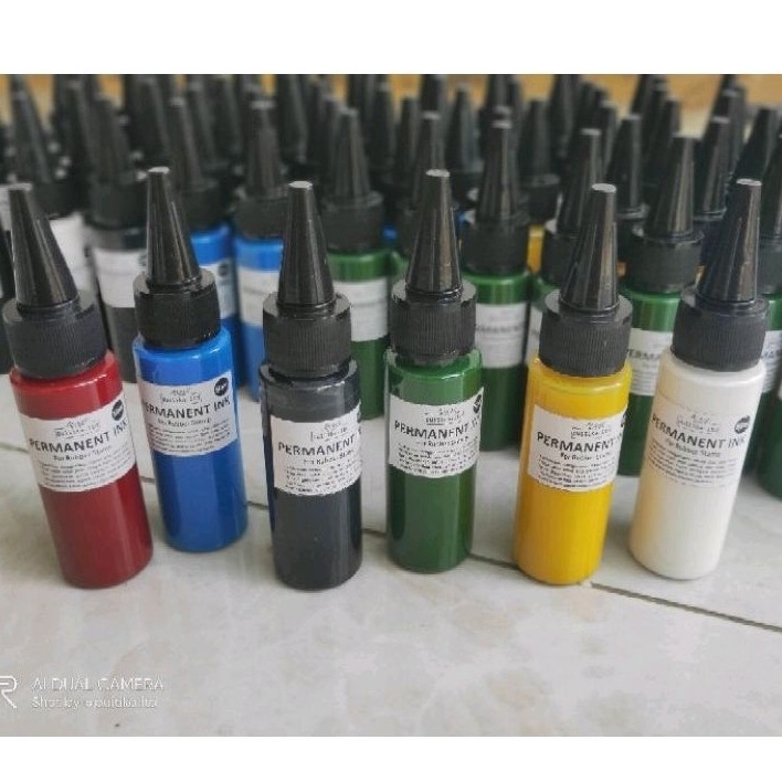 

[READY] Tinta Stempel Plastik - Tinta Stempel Permanen - Permanent Ink for rubber stamp
