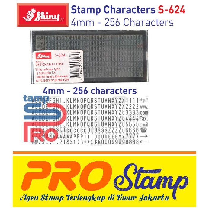 

[READY] Characters Tambahan/Tambahan Huruf Stempel/Shiny Characters SHINY [READY STOCK!!]