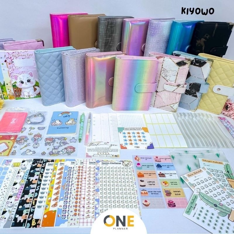 

[READY] PAKET BUDGETING BINDER KULIT KIYOWO PREMIUM