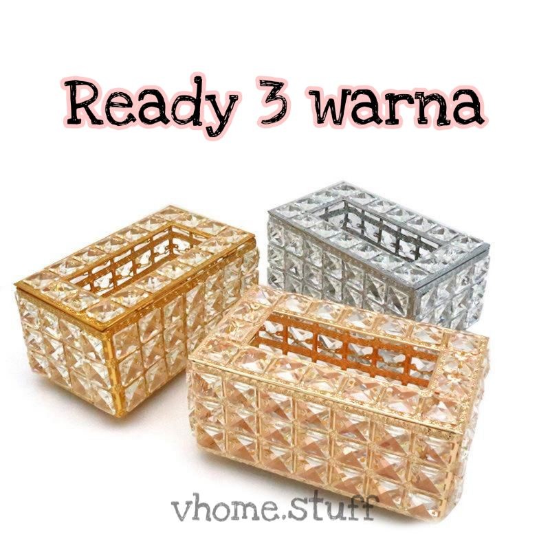 Payoe Tempat Tisu Kotak Tisu Kristal Kotak Tisu Gold Tempat Tisu Gold Tempat Tisu Kristal
