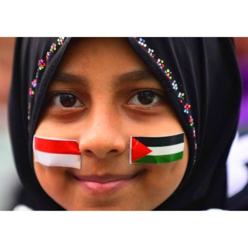 

Stiker pipi bendera palestina dan indonesia (10 pcs ) ukuran 2,5x4cm