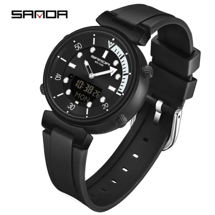 Fashion Sanda Top Luxury Brand Men's Watch Sport Waterproof Watches