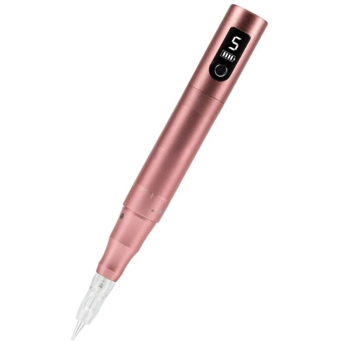 Rose Gold Professional Wireless Permanent Makeup Machine PMU Pen