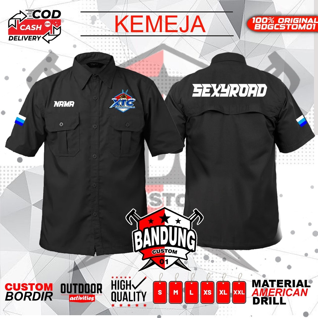 Kemeja XTC Kembar Terbaru - Kemeja XTC Indonesia - Kemeja Custom Bordir Desain Sendiri