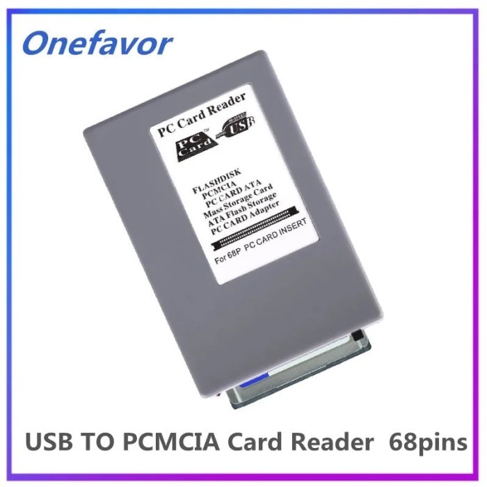 New USB to PCMCIA Card Reader USB 2.0 PC Card Reader ATA Card Adapter