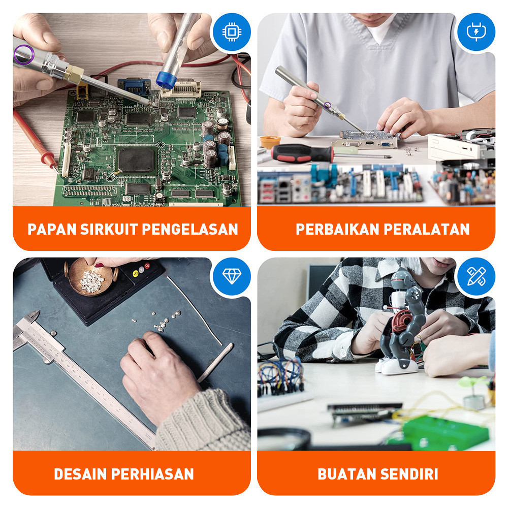 Promo 5V 8W Solder Wireless Solder Usb Solder Besi Portable Usb Setrika Listrik Mini Besi Solder