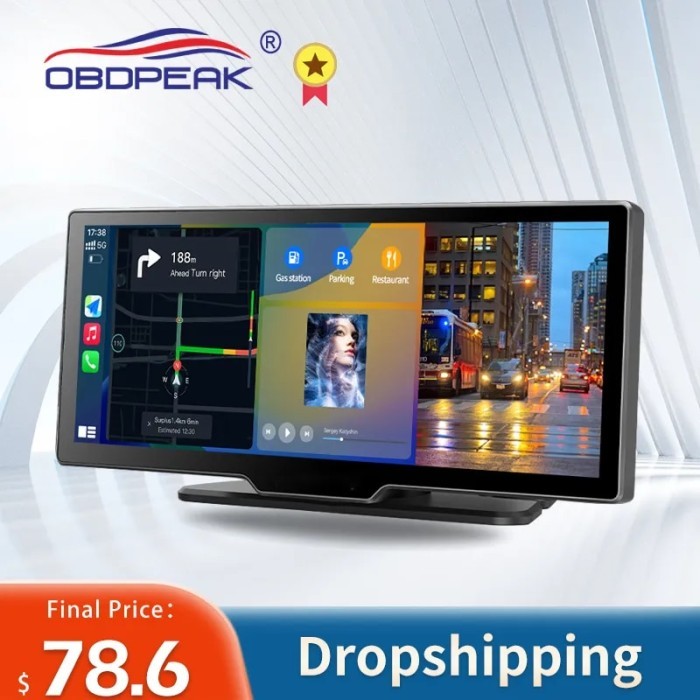 Dropshipping 10.26" 4K Dash Cam Rearview Mirror Camera Wifi Carplay &