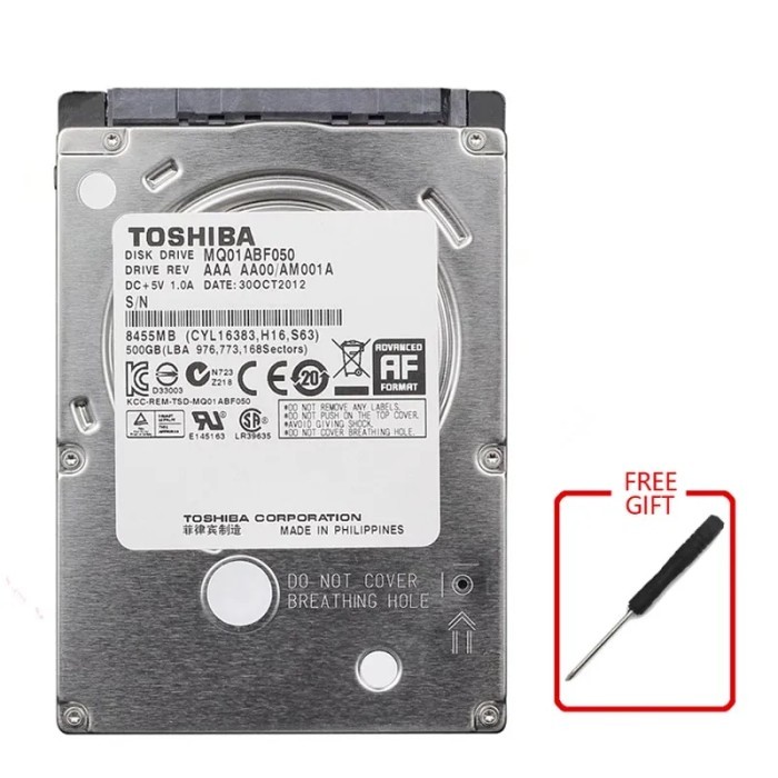 Toshiba 4TB 2TB 1TB 500GB 320GB 250G HDD 2.5 Sata for Laptop 2.5 Sata