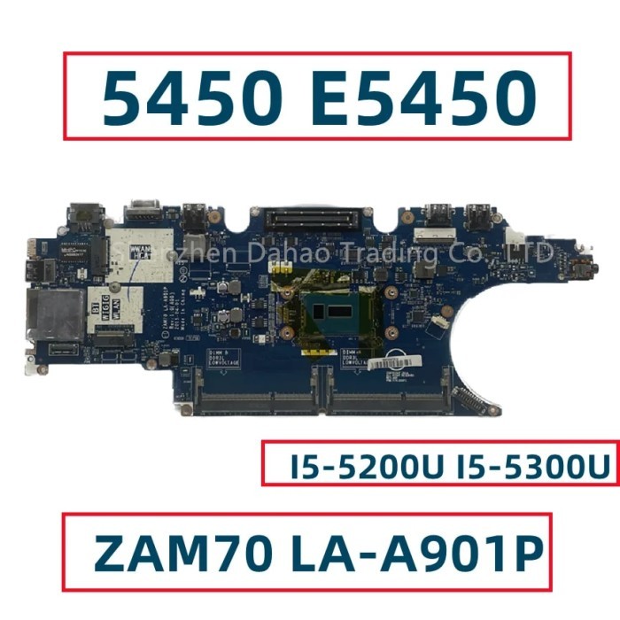 ZAM70 LA-A901P For Dell Latitude 5450 E5450 Laptop Motherboard With