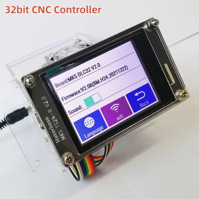 CNC board 32bit controller ESP32 MKS DLC32 acrylic box case CNC3020