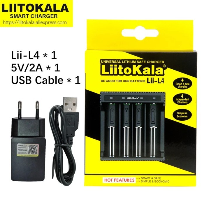 LiitoKala Lii-L2 Lii-L4 Lii-PD2 Lii-PD4 Lii-500 18650 Rechargeable