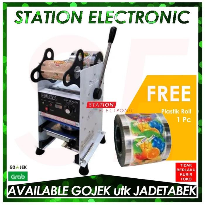 Getra ET-D8S / ET-D8SM Manual Cup Sealer with Counter Digital (Mesin Cup Sealer dengan penghitung