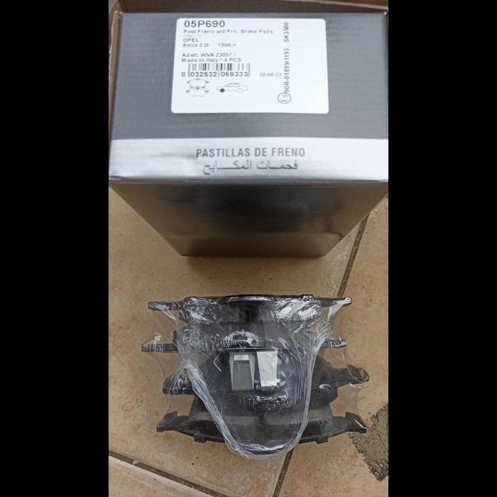 KAMPAS REM BRAKE PAD ZAFIRA DEPAN LPR ITALY TERLARIS