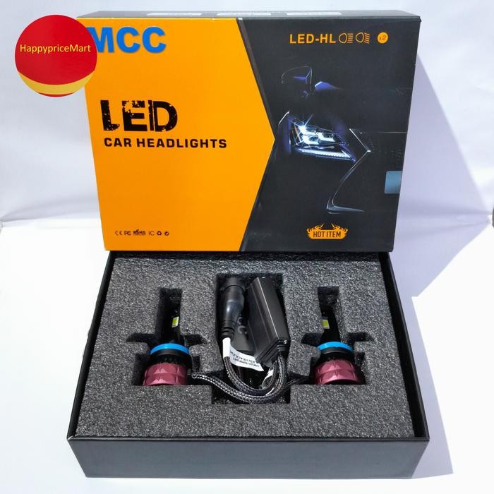 LAMPU BOHLAM HEADLAMP LED MCC UP-GRADE 55W (1 WARNA) - H11 & H4