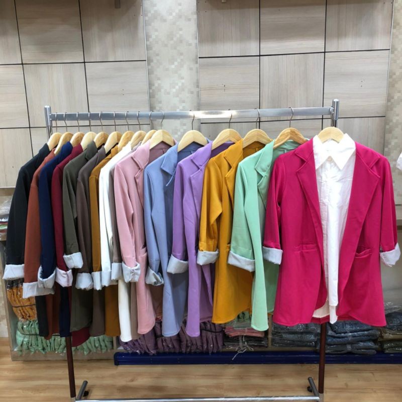 HOT DEALS BLAZER WANITA KOREA BLAZER KOREA SET PANJANG FORMAL MURAH BLEZER WANITA KOREA BLEZER