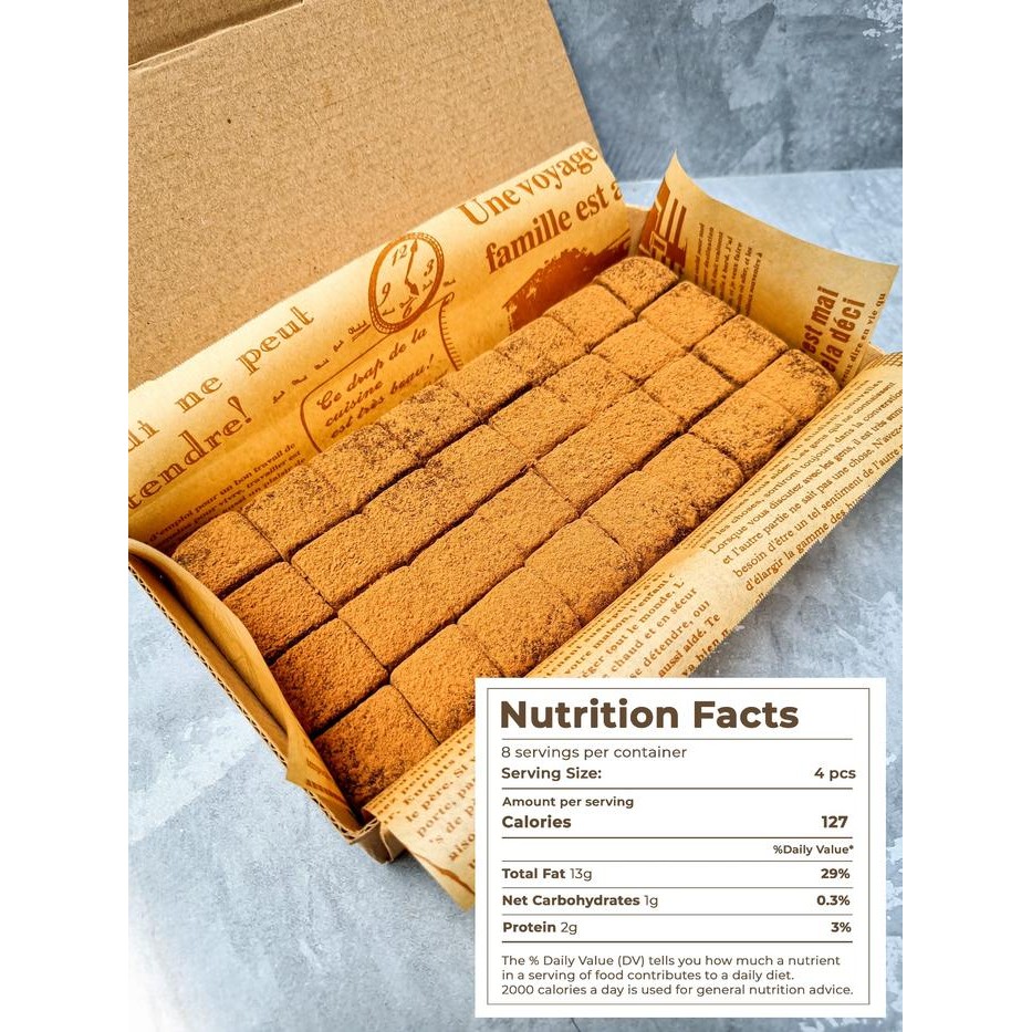 

Chocolate Truffles - Sugar Free, Gluten Free, Diet, Coklat Keto Terlaris