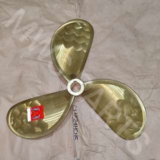 KIPAS PERAHU BALING BALING KAPAL PROPELLER RH[PUTARAN KANAN] HIMASAKU [KUNINGAN] 17x13