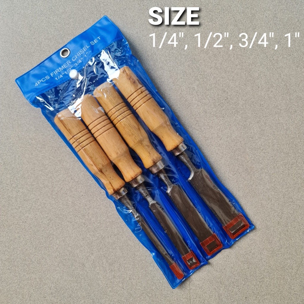 Pahat Kayu Set 4 PCS PANDA 2355