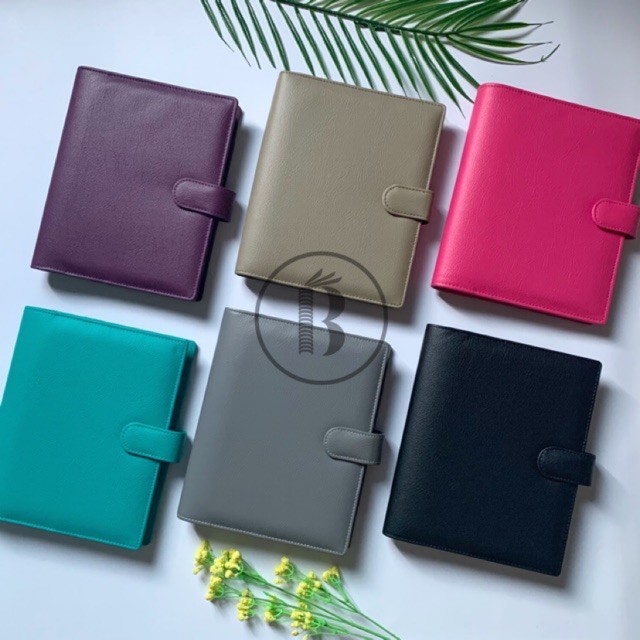 

[READY] Bindermu READY Binder Kulit Premium polos Warna Ukuran A6 6ring A5 20ring B5 26ring Planner