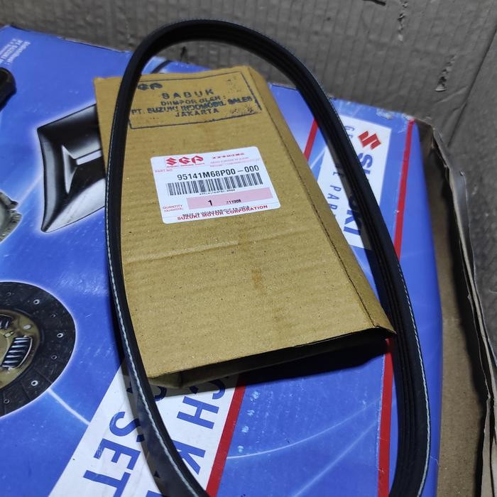 Fan Belt Ac New Baleno Original Suzuki Kode 043