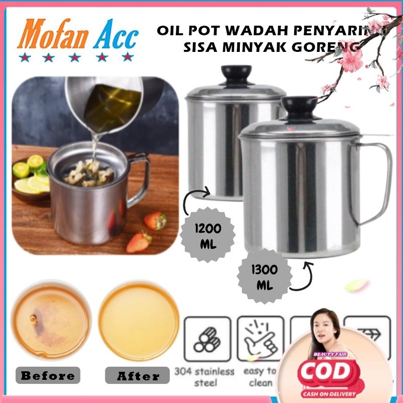 Saringan Multifungsi Besar Mpasi Jumbo Stainless Teh T8S3 Kain Halus Minyak Goreng Penggorengan Panc