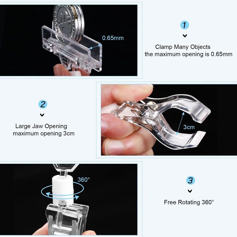 

JH8 Penjepit Harga Price Tag Transparan Price Tag Clamp Jepitan Harga Obral 11cm Penjepit Price Tag