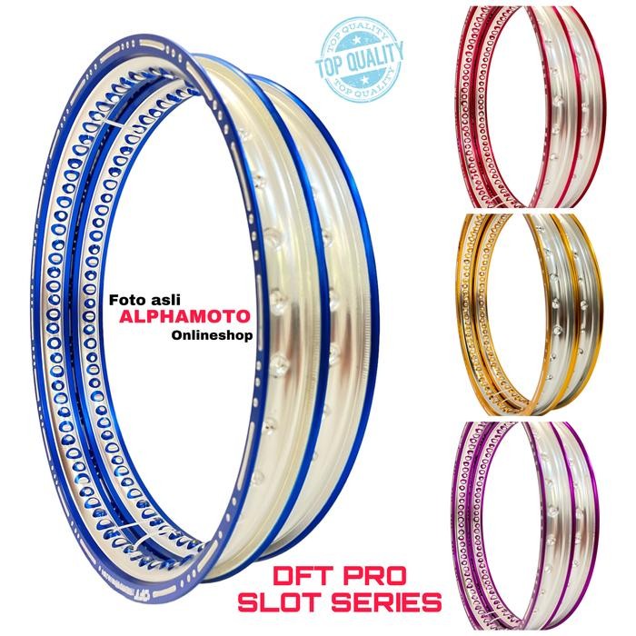 VELG DFT THAILAND CNC SLOT RING 17 SNI VELEK PELEK MOTOR MODIF THAILOOK SCOOPY MIO VARIO BEAT HONDA