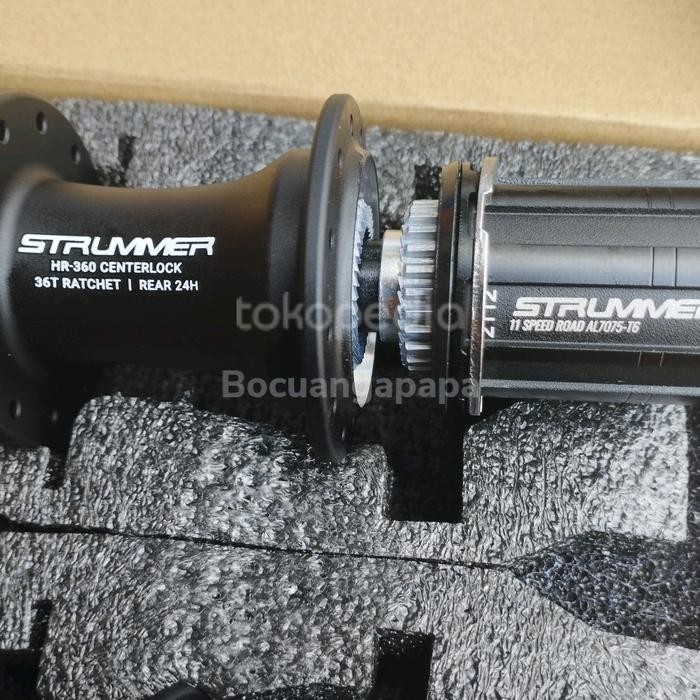 (Expert) Hub freehub Roadbike centerlock TA HR360 Ratchet 36T strummer 24Hole