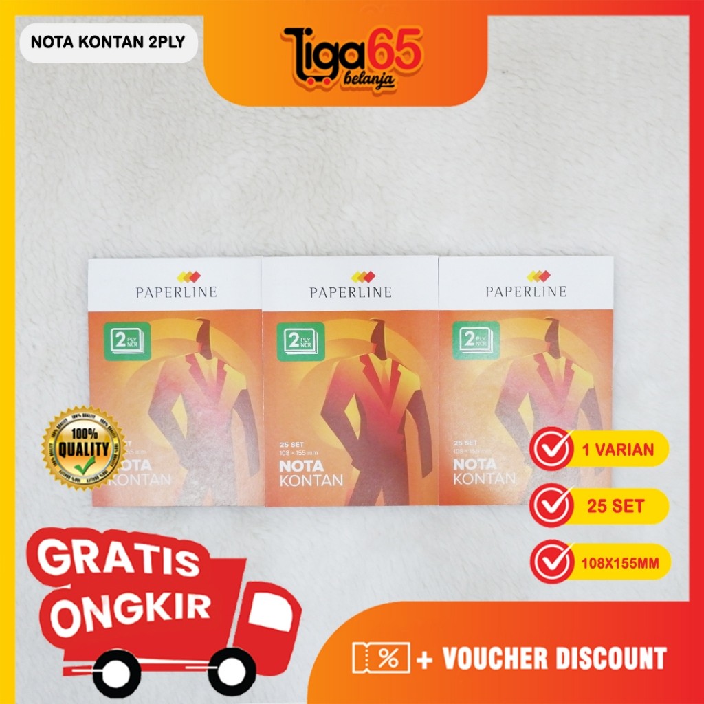 

Buku Nota Kontan B2 Ncr Paperline / Nota Kecil 2 Ply / Nota Kontan Kecil 2 Ply / Kerajaan Alat Tulis