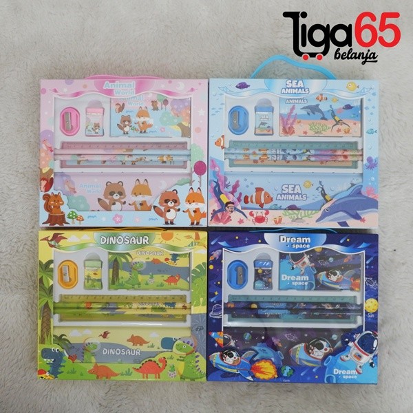 

Stationery Set #41020 Buku & Alat Tulis Anak / Karakter Fancy Gambar Lucu / Kerajaan Alat Tulis
