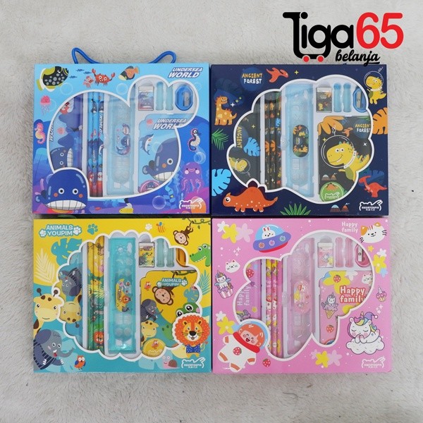 

Stationery Set #41021 Buku & Alat Tulis Anak / Karakter Fancy Gambar Lucu / Kerajaan Alat Tulis