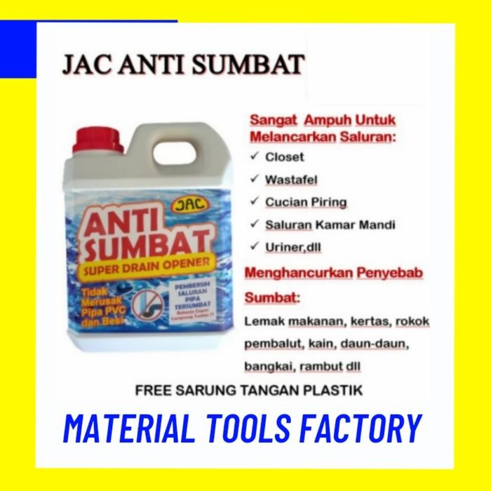Fixco- Anti sumbat WC JAC 1700gr / Soda api Cair / Soda Api / Wc Mampet