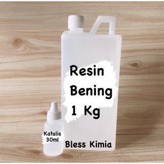 Fixco- Resin Bening 1 Kg-Resin Bening-Meja Resin-Diy Resin-Resin art