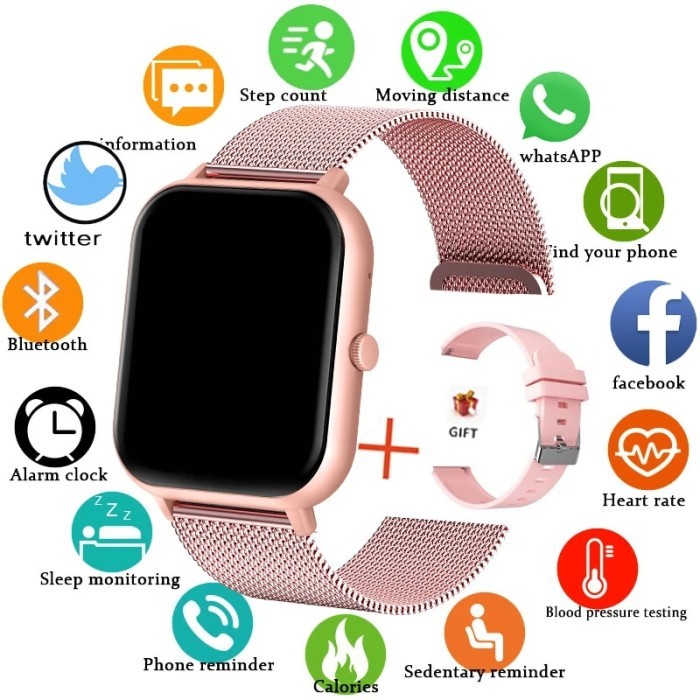 2024 New Smart Watch Women Bluetooth Call Watch Fitness Tracker