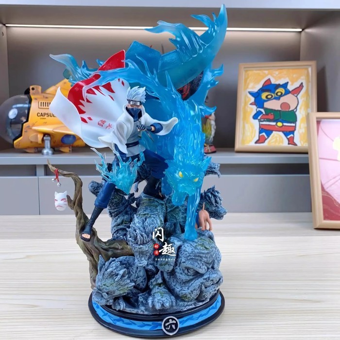New Original Naruto Gk Namikaze Minato Figure Hatake Kakashi Figure