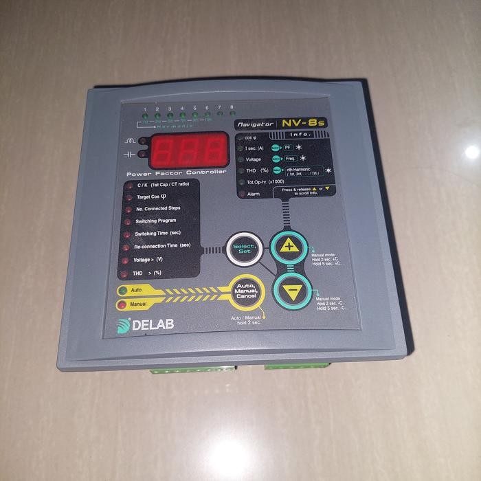 DELAB POWER FACTOR CONTROLLER NV-8S / REGULATOR DELAB 6/8STEP KUALITAS TERBAIK