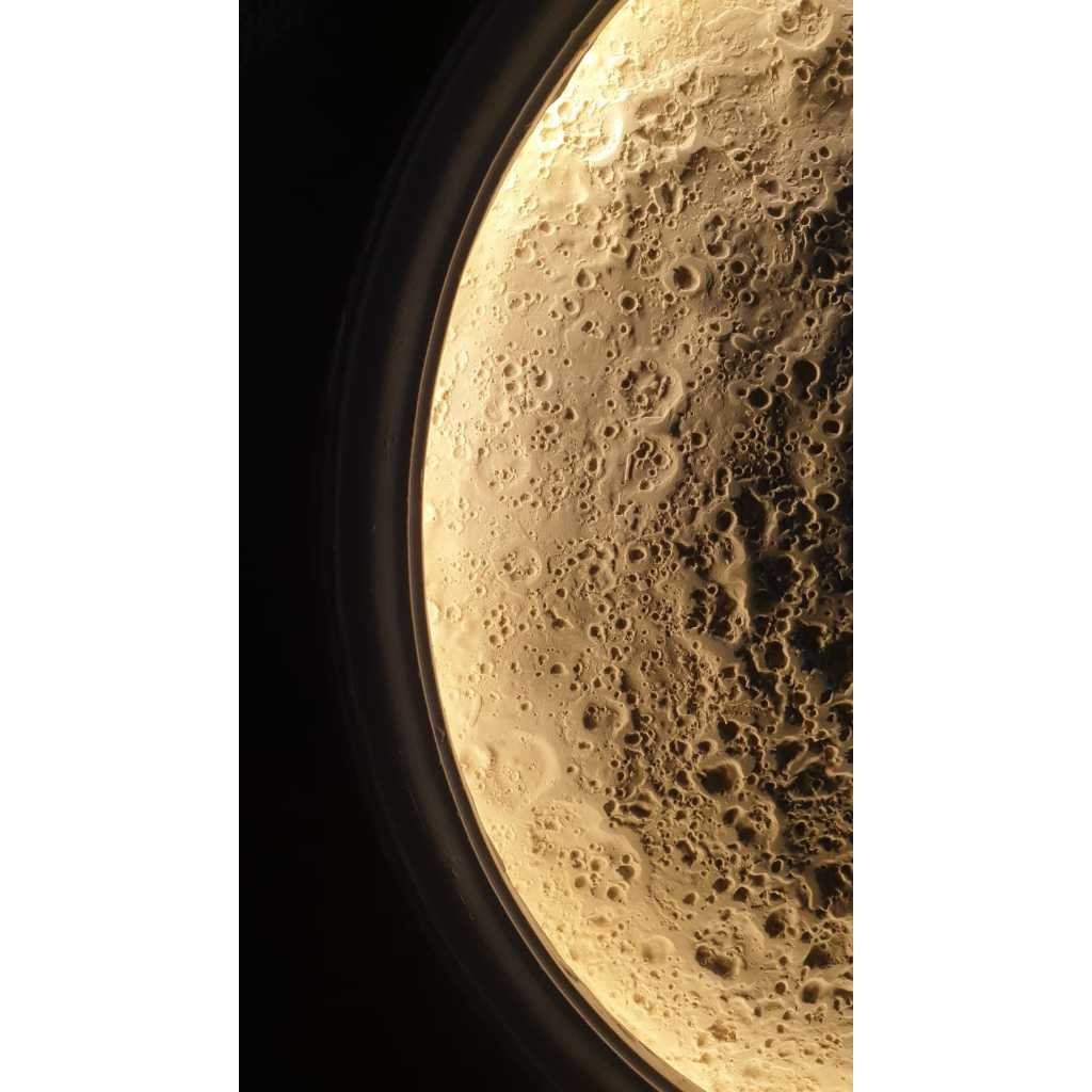 Hiasan Dinding Replika Bulan Aestetic Keren Viral Bulan tinggal colok, Lampu dekorasi lampu tidur