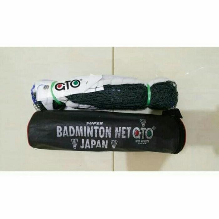 net badminton gto tas hitam / net bulutangkis [kualitas terbaik]