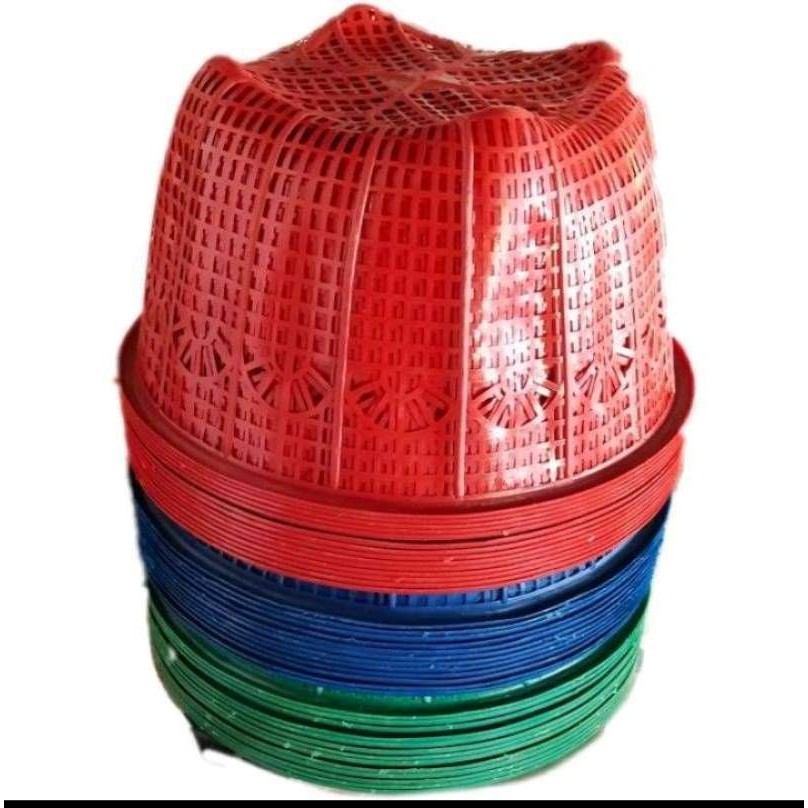 Ceting Nasi Plastik 12Pcs / Wakul Nasi Tradisional 12Pc / Besek Best Seller