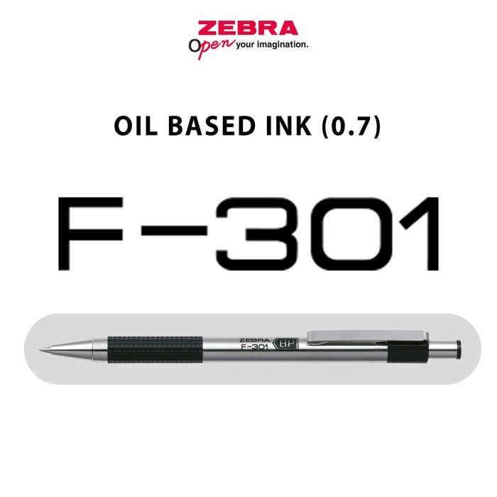 

Ready JT ZEBRA F-301 0.7 - Pulpen Oil Based Ink