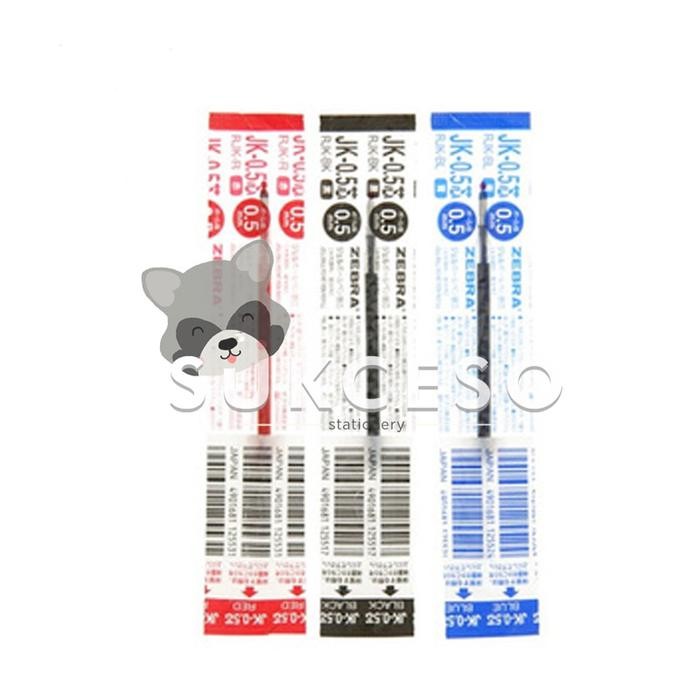 

Ready JT Zebra Sarasa Refill Gel Pen JK-0.5 / Isi Ulang Pulpen 3+S 0.5mm Murah